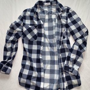 casual fitted women's flannel